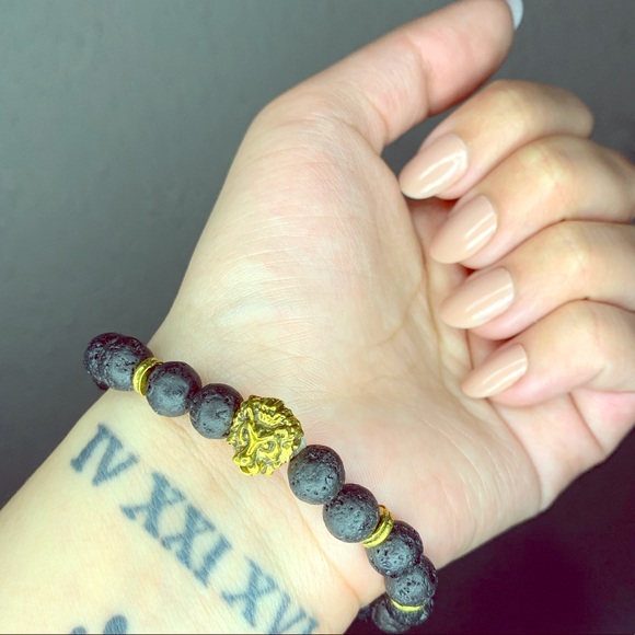 Lion Black and Gold Bracelets - Picture 1 of 3